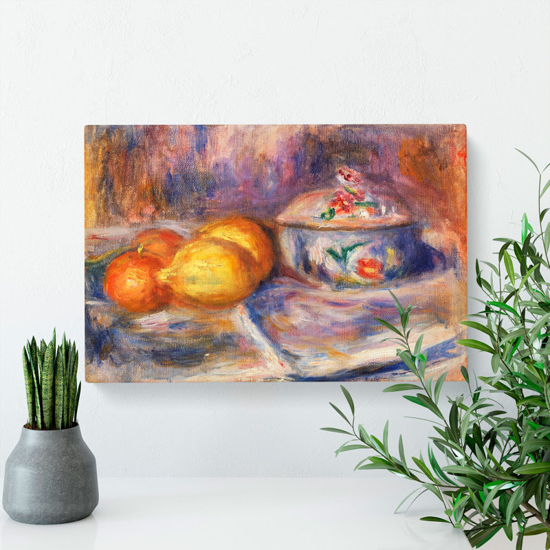 Still Life with Fruits Vol.1 by Pierre-Auguste Renoir - Wrapped Canvas, 50cm H x 76cm W x 3cm D