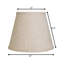 Abat-jour empire en lin 6,5 po H-496881273