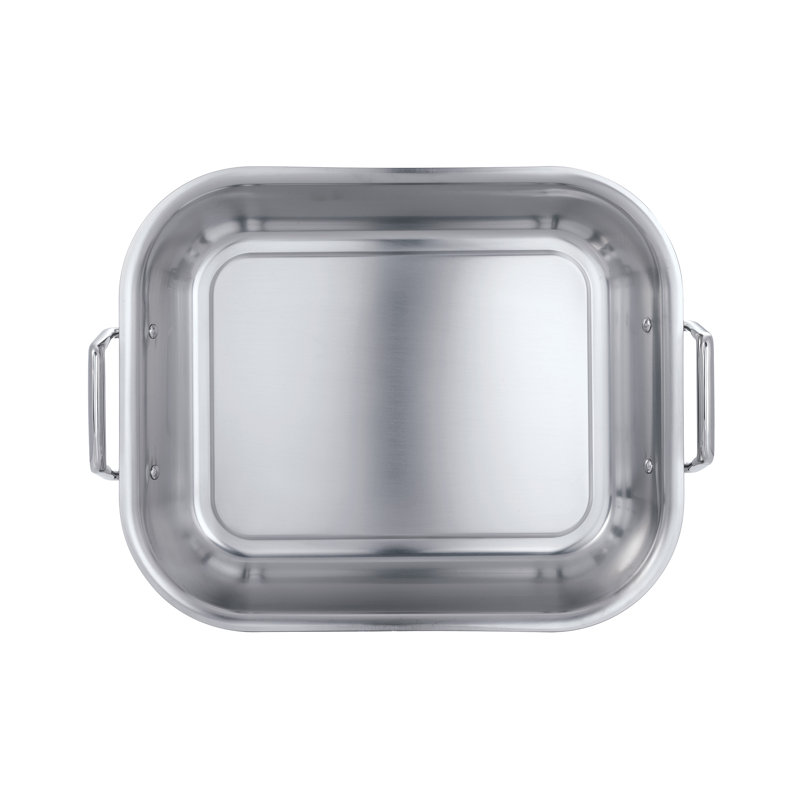 Tramontina Stainless Steel 16.75-Inch Roasting Pan with Rack