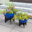 Pot à fleurs en acier galvanisé Norma I-61508526-61508525