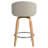 Swivel Upholstered 26" Bar & Counter stool with  Wood Frame-1985416857