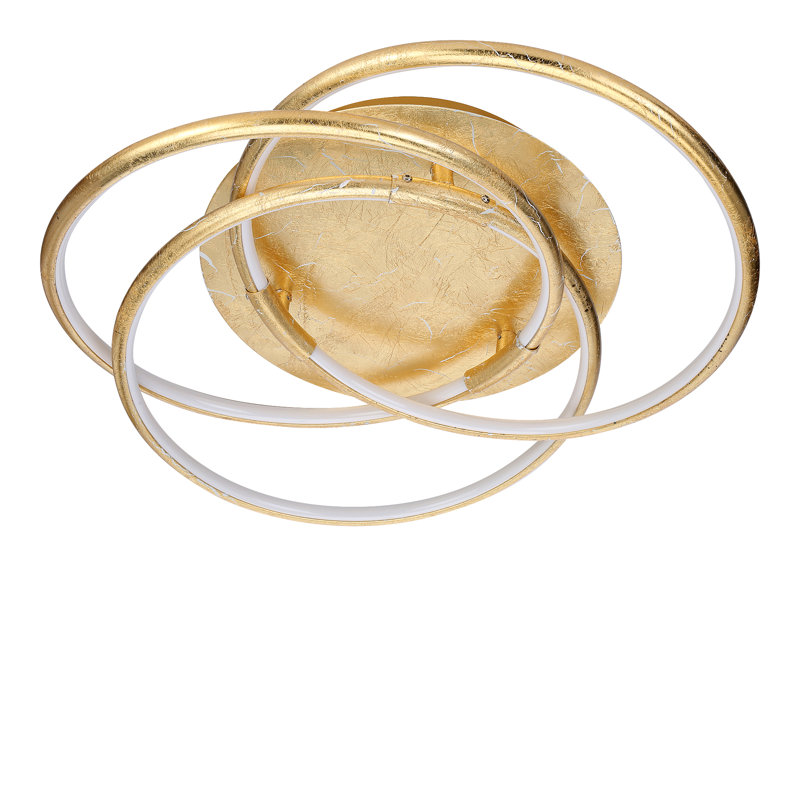 Dinah LED Flush Mount, Gold