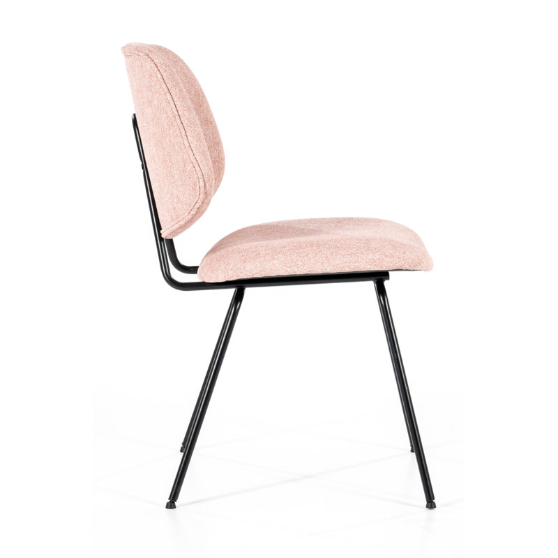 Lynn Upholstered Dining Chair, Pink