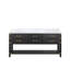 Meuble-lavabo double en chêne noir avec plateau en marbre de Carrare-1886542646-1886542634