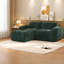 Canapés ergonomiques en velours en forme de L, design moderne, idéal pour les appartements-432269026