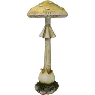 Enchanted Fairy Garden Pillar Toadstool Mushroom Home Decor Figurine