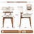 Upholstered Solid Wood Dining Chair Side Chair-979962817