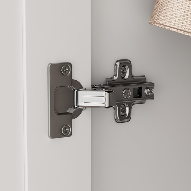 Armoire 8 tiroirs et miroirs H 70,9 po x l 126 po x P 19,7 po Roylee, Blanc