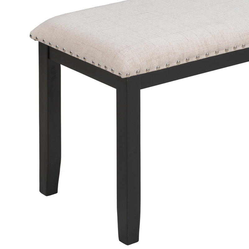 Table de salle à manger 6 pièces avec 4 chaises, 1 banc pour Hoem