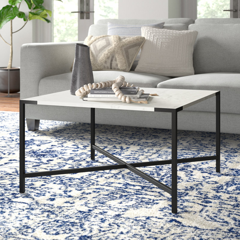 Fielder Marble Top Single Coffee Table
