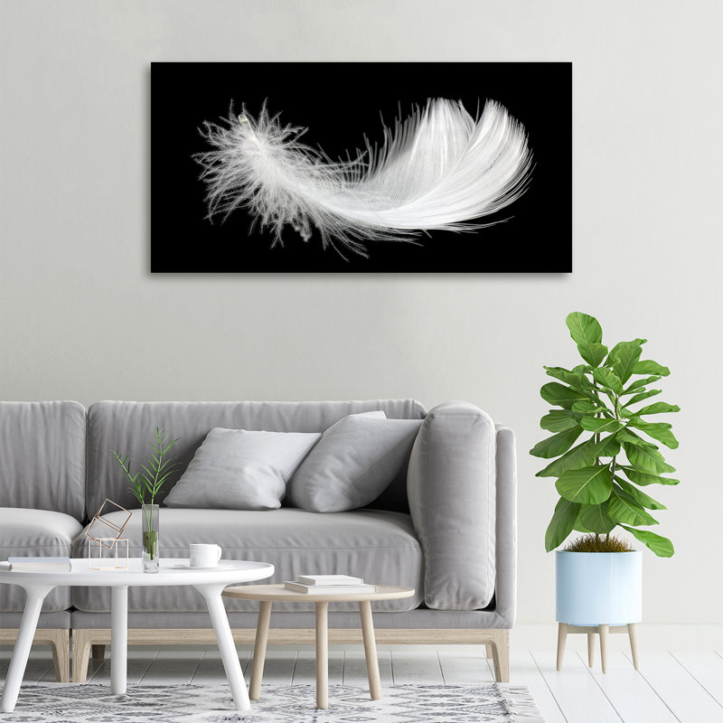 Feather - Wrapped Canvas Print