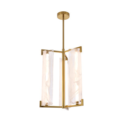 Luminaire suspendu 3 lumières Mingle - Laiton satiné