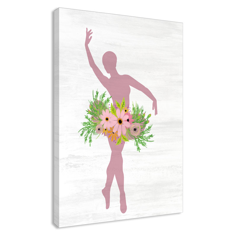 Ballet toute la journée 1, H 36,5 po x l 26,5 po x P 0,63 po, Toile