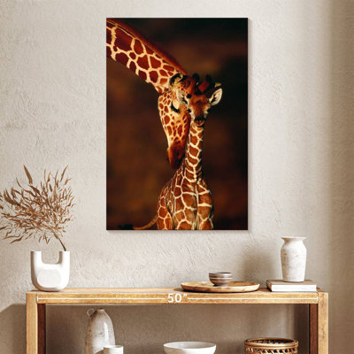 «Brampt Giraffes Gentle Moment»