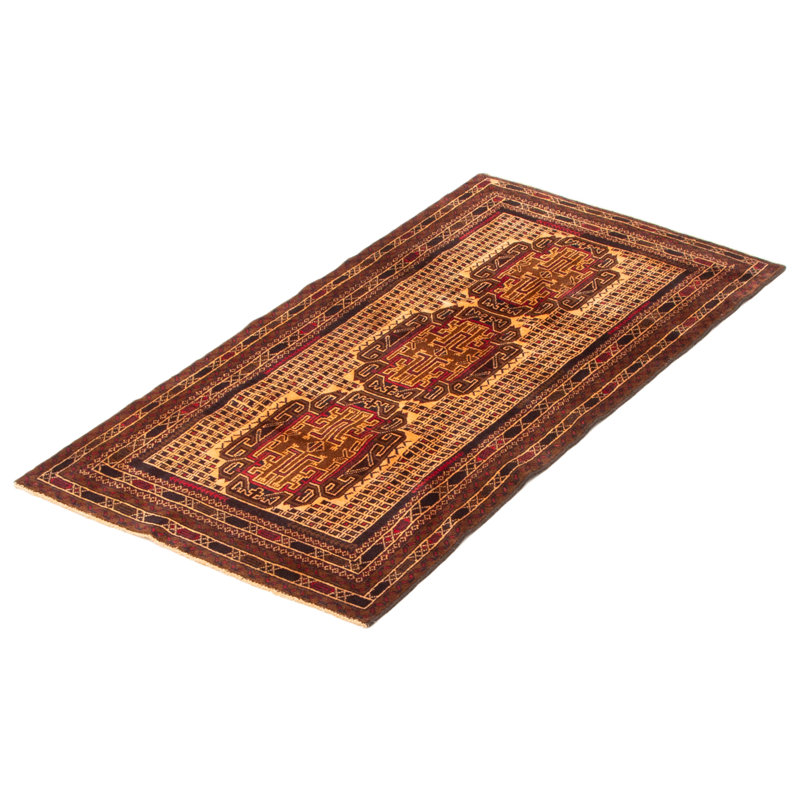 Teimani Brown Rug 2'8" x 5'3"