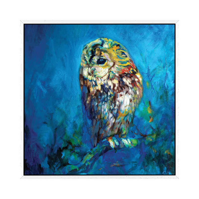 Ivy Roost 1 Piece Painting on Canvas, 45.72 cm H x 45.72 cm W, White Framed