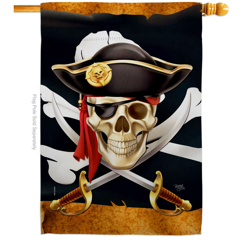 Double Sided 40'' H x 28'' W Polyester House Flag