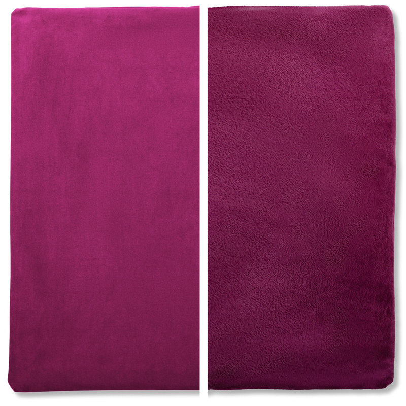 2 pièces luxueuses en duvet carré haut de gamme, Framboise coulissante, 22 po x 22 po