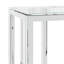Asruddin 70cm Glass Top Console Table