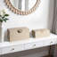 Sagebrook Home 2-Pieces Pretoria Suede Boxes With Metak Hardware
