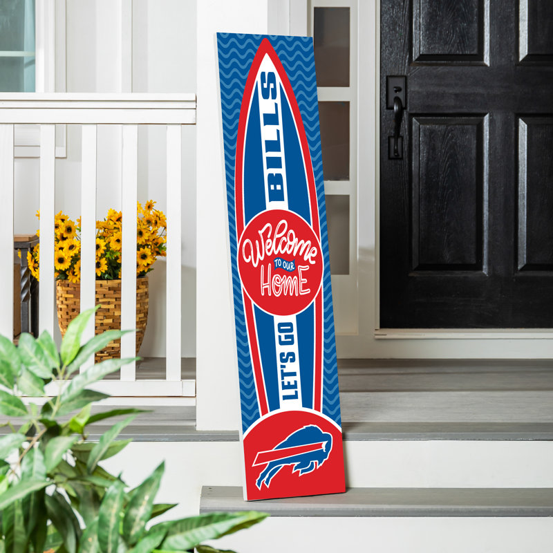 Décoration murale en panneau de fibres à densité moyenne (MDF) Latevin, NFL Buffalo Bills