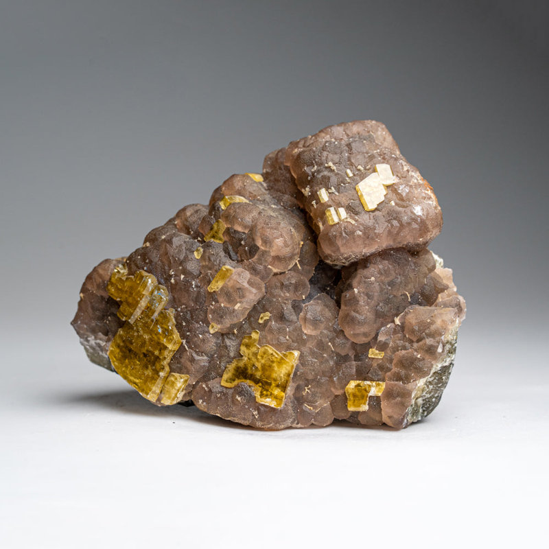 Baryte sur le botryoïde d'Elk Creek, comté de Meade, Dakota du Sud