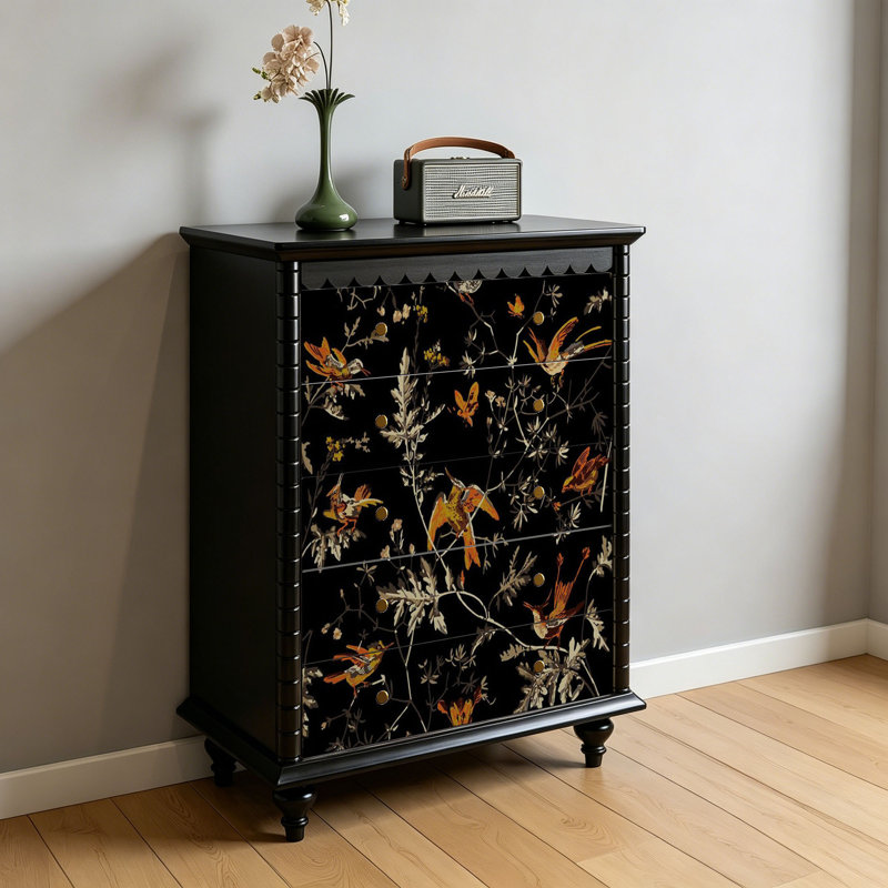 Commode décorative peinte de luxe