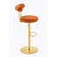Chaise de bar rembourrée pivotante réglable-145691