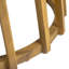 Ensemble de salle à manger d'extérieur 3 pièces en bois d'acacia