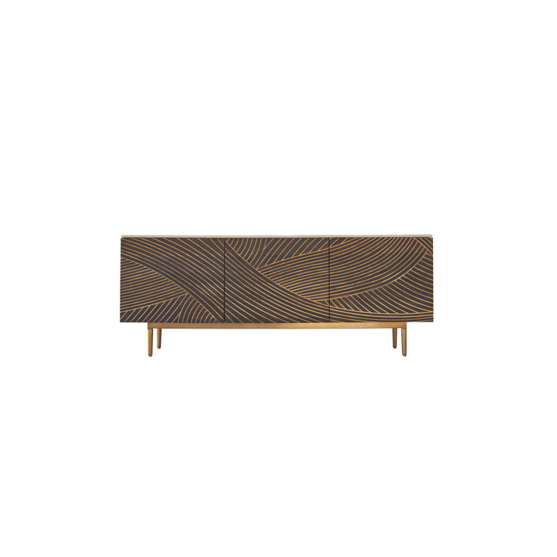 Bilal 70.87 in. W Solid Wood Sideboard