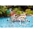 Poolmaster Zany Zebra Jumbo Swimming Pool Float Rider, Zebra