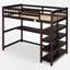 Lit mezzanine avec bureau intégré et tablettes-113752950-113752953