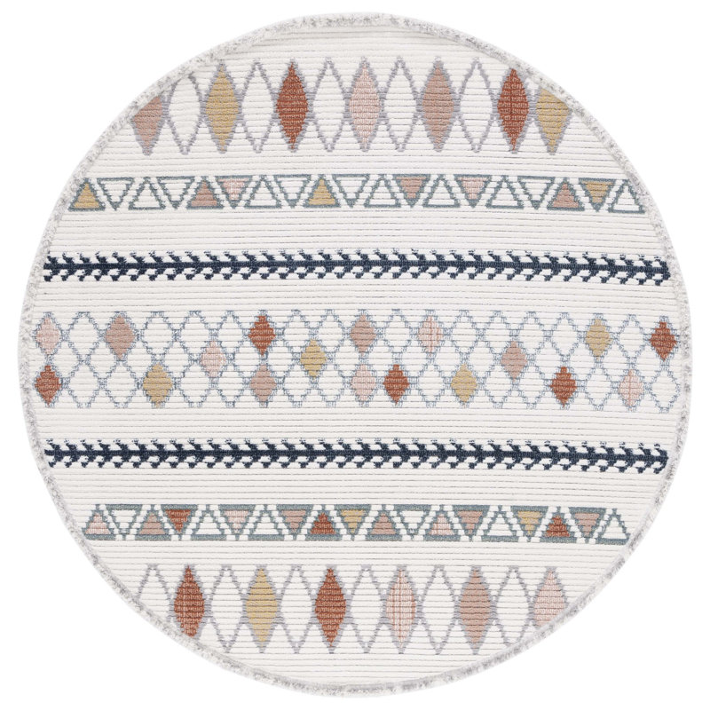 Marrakesh Performance Southwestern Rug, Round 6'7"