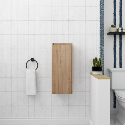 Side Cabinet In 12 Inch, Floating Cabinet With Soft Close Door