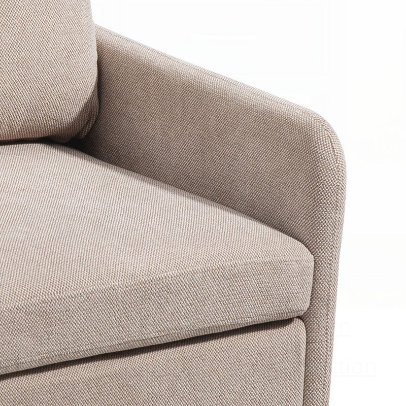 Fauteuil moderne simple en tissu
