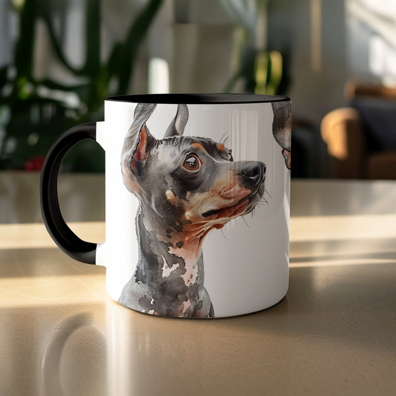 Ceramic Coffee Mug, 2, Black