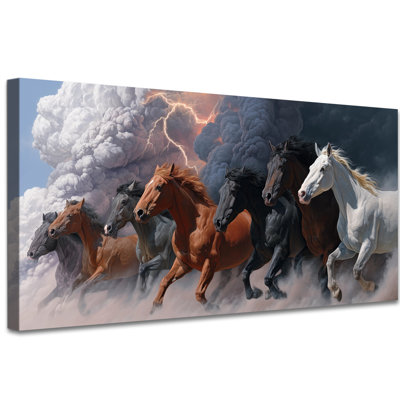 Cheval, art mural dynamique