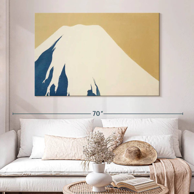 Mont Fuji Alvord de Momoyogusa, H 34 po x l 51 po