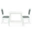 Ensemble de salle à manger 3 pièces Winston Porter, 2 chaises en bois de style classique avec table carrée Ronda-2048677553-2044923516
