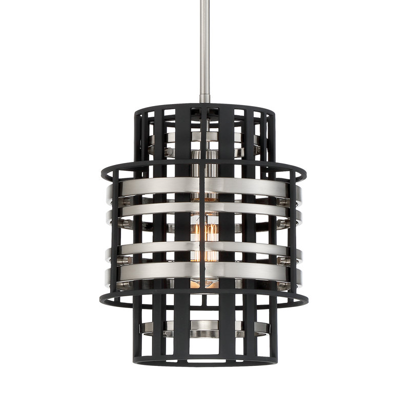 Luminaire suspendu tambour 1 lumière Preston