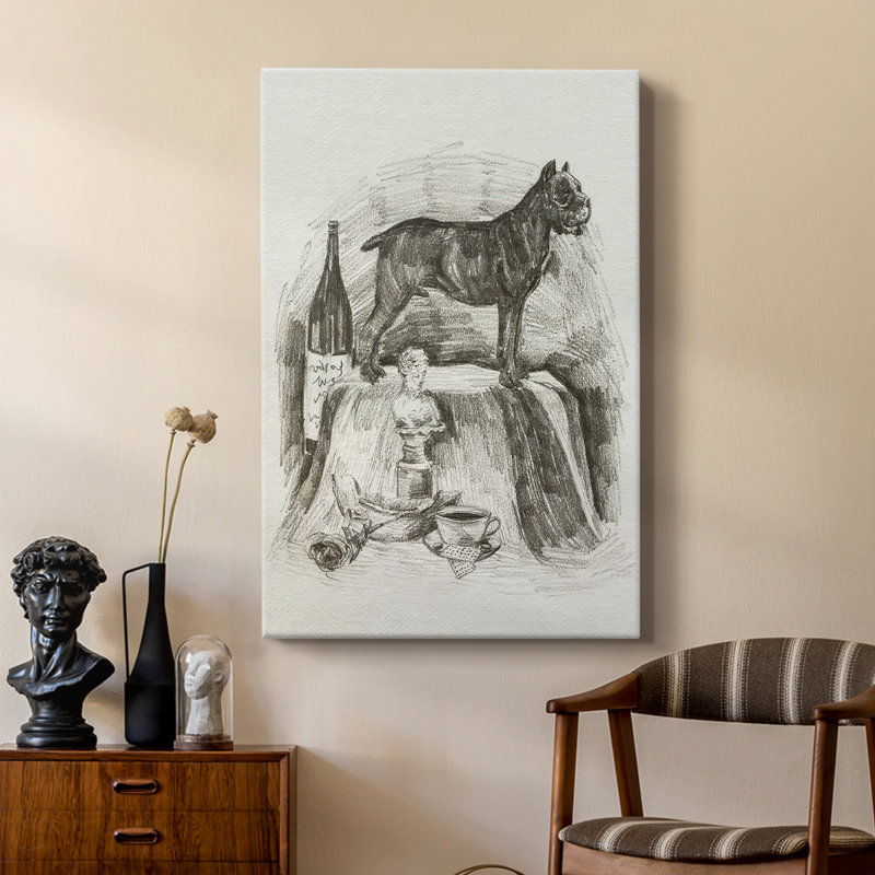 A Gentleman I - galerie sur mesure, H 36 po x l 24 po