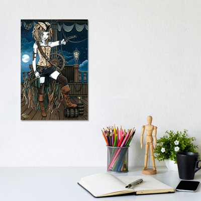 Helena 1 Piece Wrapped Canvas Wall Art
