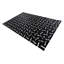 Tapis noir Isidore