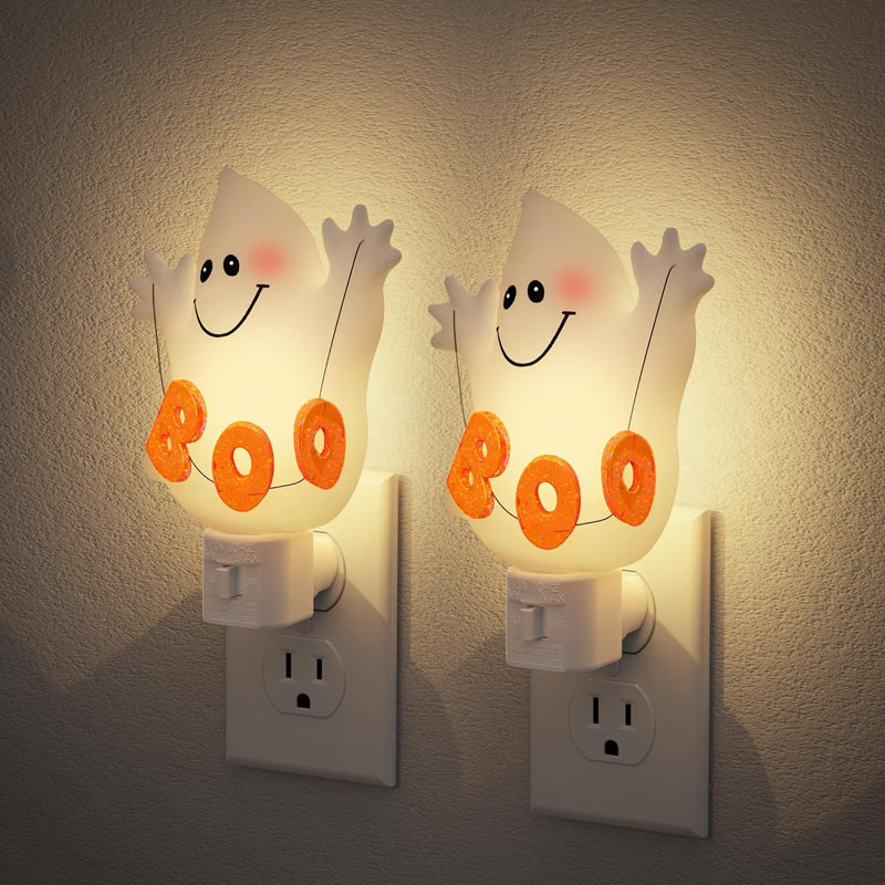 Veilleuse à filament Boo avec interrupteur traditionnel blanc chaud 3000K et traditionnel