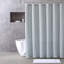 Vera Wang Marled Waffle Cotton Blue Shower Curtain