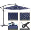 Parasol lumineux en porte-à-faux 10 pi Sejada-1311246225
