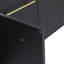 Meuble-lavabo de 60 po - Conception élégante, mécanisme de porte à fermeture en douceur, finition châtaignier noir, grand rangement au bas, contreplaqué intégré, teinte, capacité de rangement suffisante, fabrication
