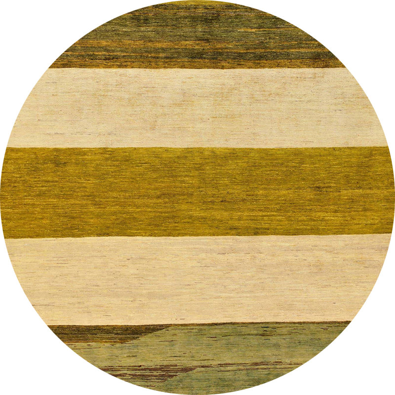 Abstract Indoor Rug, Round 4'
