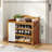 Foldable Shoe Rack For Home - Bamboo Entryway Shoe Organizer With Dust-Proof Curtain, Multi-Layer Design For Easy Storage