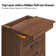 Giordana 28"W Transitional 3-Drawer Nightstand with Hidden Pull-out Drawer and Built-In Power Outlet